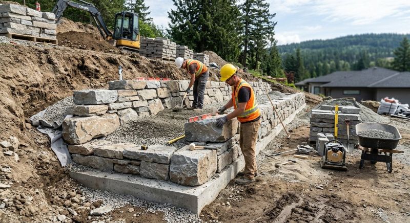 Hardscape Wall Construction in Marin County, CA