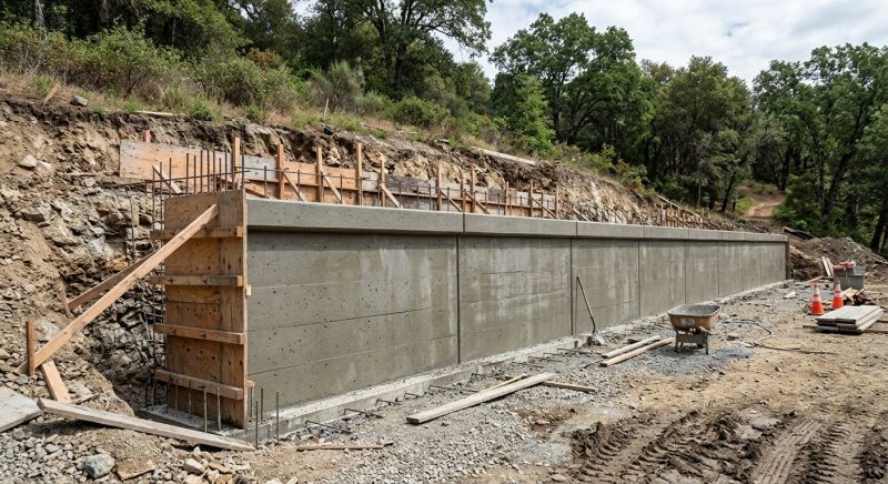 Retention Wall Construction in Kissimmee, FL