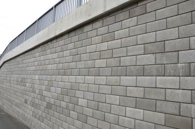 Block Retaining Wall Installation in Aiken, SC