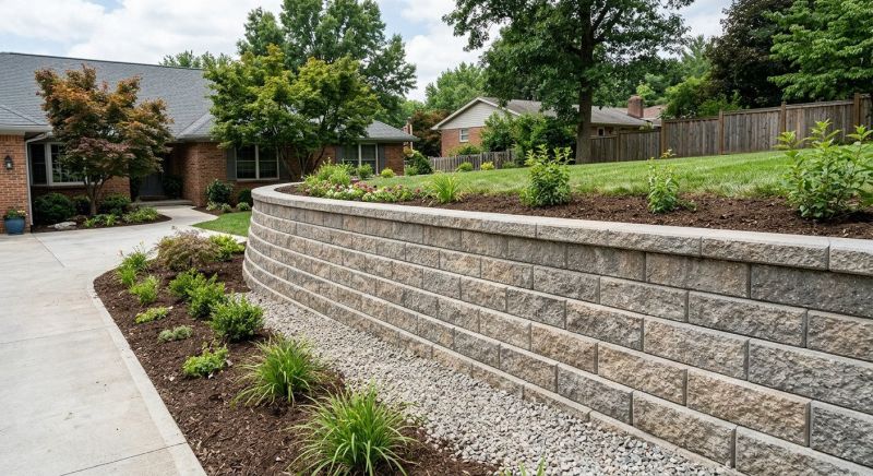 Block Retaining Wall Installation in Marin County, CA