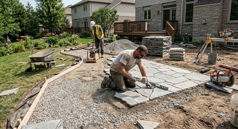 Hardscape Pavers Installation in Boston, MA