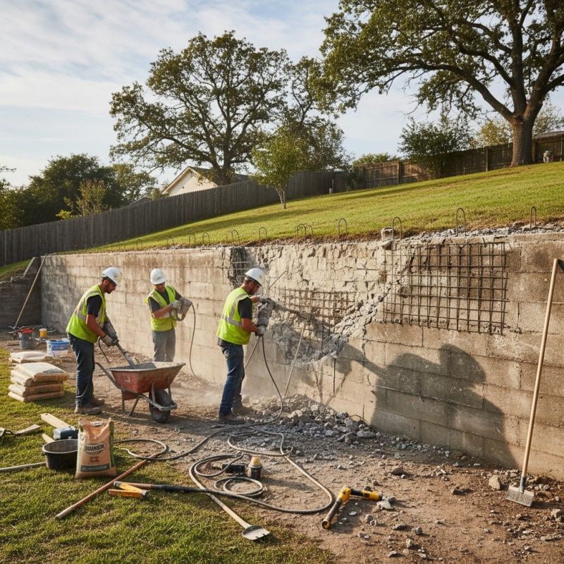 Poured Concrete Wall Repair Vs. Replacement: What To Consider
