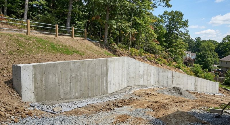 Retention Wall Construction in Brevard County, FL