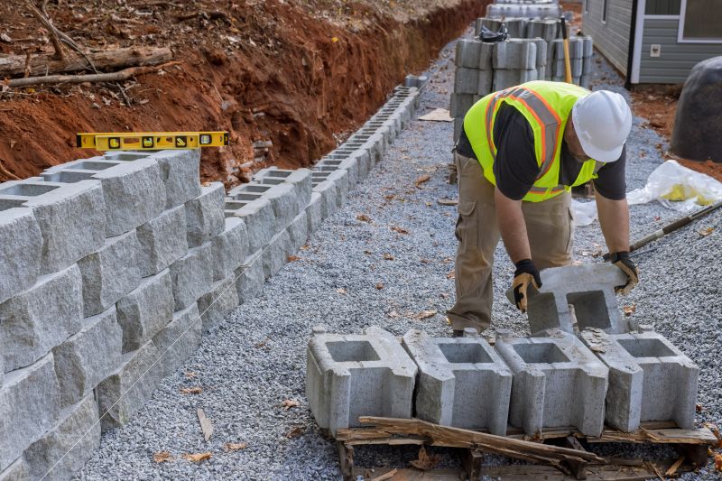 Retention Wall Construction in Volusia County, FL
