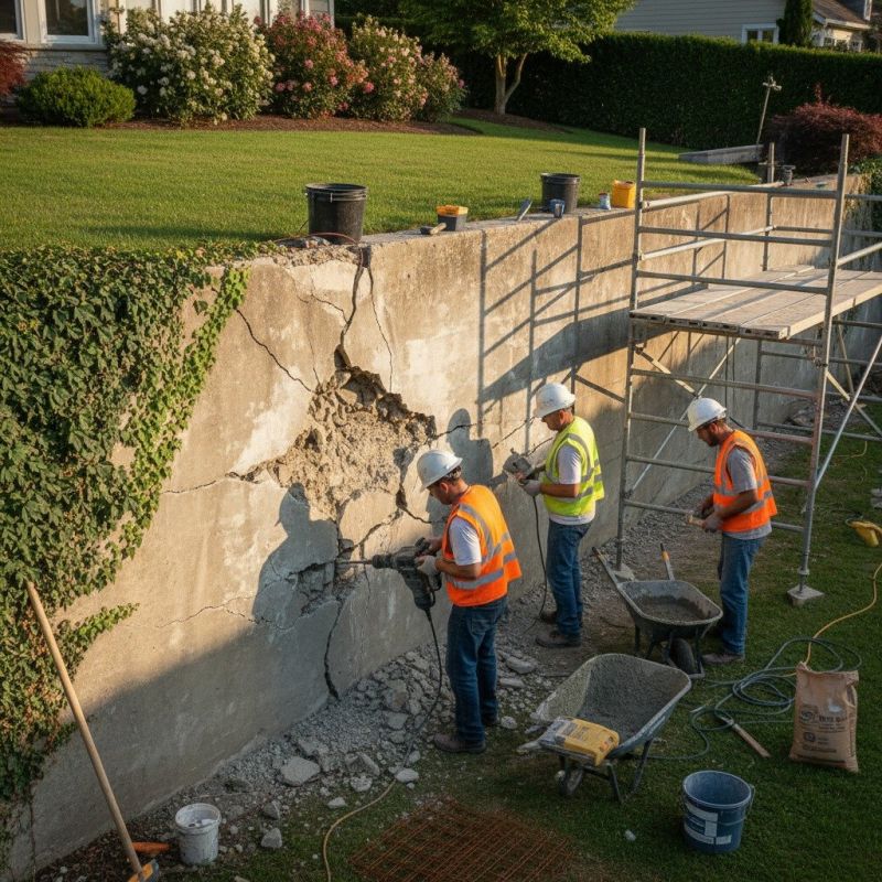 Signs Your Poured Concrete Wall Needs Professional Repair